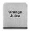 BUFFET SIGN 18/10 ORANGE JUICE