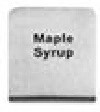 BUFFET SIGN 18/10 MAPLE SYRUP