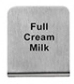 BUFFET SIGN 18/10  FULL CREAM MILK