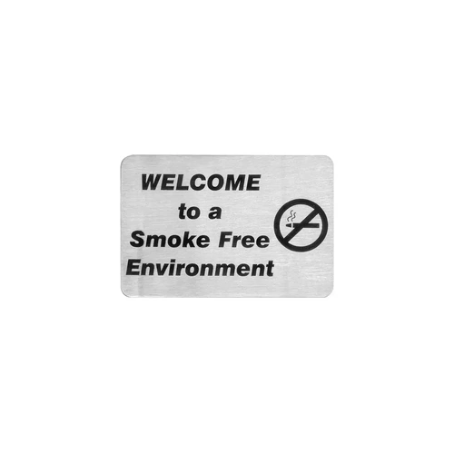 WALL SIGN-18/10 WELCOME TO A SMOKE FREE ENVIRONMENT