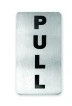 WALL SIGN PULL 18/10 60x110mm