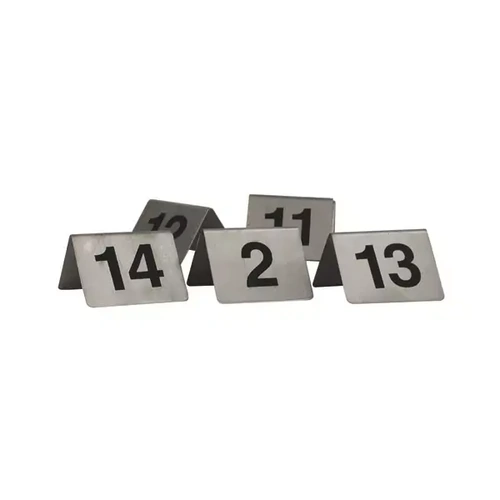 TABLE NUMBER SET 51-60 A FRAME 18/10 50x50mm
