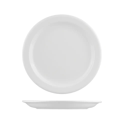 LONG FINE PLATE ROUND NARROW RIM 230x20mm