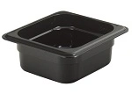 CAMBRO 1/6 x 65mm FOOD PAN 1 LTR BLACK