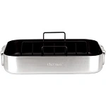 CHEF INOX NON-STICK ROAST PAN W/ DROP HANDLES