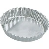 TART MOULD-ROUND FLUTED FIXED BASE 95mmØ x 18mmH