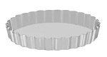 QUICHE PAN ROUND FLUTED LOOSE BASE 120mmØ x 18mmH
