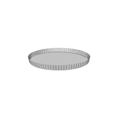 QUICHE PAN ROUND FLUTED LOOSE BASE 320mmØ x 25mmH