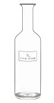LUIGI BORMIOLI OPTIMA WINE BOTTLE W/ POUR LINE 1 LTR