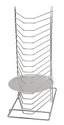 PIZZA RACK CHROME WALL MODEL 18 TRAYS