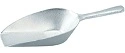 CHEF INOX FLAT SCOOP ALUMINIUM 119 x 68mm 4oz / 113ml