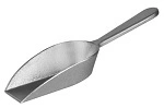 CHEF INOX FLAT SCOOP ALUMINIUM 140 x 85mm 8oz / 226ml