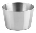 CHEF INOX PUDDING MOULD 18/8 85mmØ x 55mmH