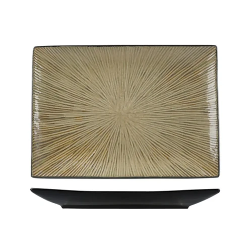 LONG FINE UNIQ ZULU RECTANGULAR COUPE PLATTER