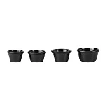 RYNER MELAMINE RAMEKIN 45ml / 63 x 40mmH BLACK