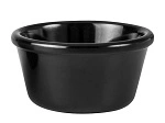 RYNER MELAMINE RAMEKIN 120ml / 85 x 50mmH BLACK