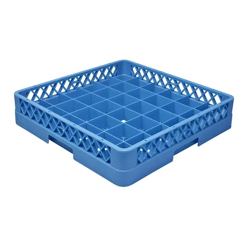 CATER-RAX 36 COMPARTMENT GLASS RACK, BLUE
