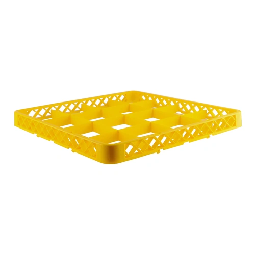 Glass Rack Extender 16 Compartment Yellow 490x490x45mm