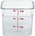 CAMBRO 6 QT CAMWEAR SQUARE CONTAINER