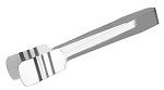 SERVING TONG S/ST 18/10 240mm