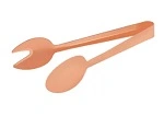 TABLEKRAFT ROUND SPOON / FORK TONG COPPER 230mm