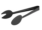 TABLEKRAFT ROUND SPOON / FORK TONG GUN METAL 230mm