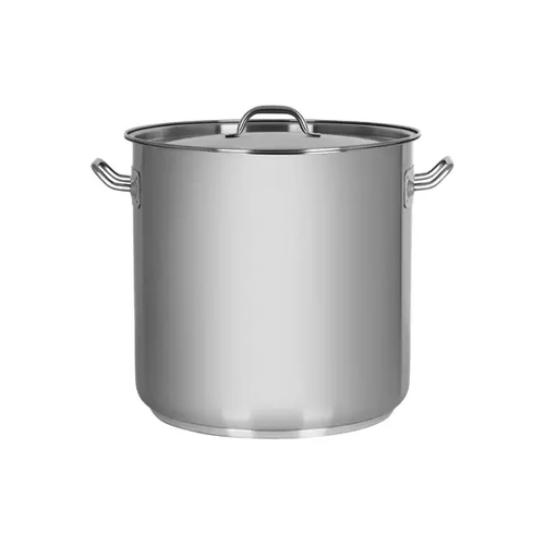 CHEF INOX ELITE S/ST STOCKPOT W/ LID 25.5 LTR