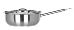 CHEF INOX ELITE S/ST SAUTE PAN W/ LID 280mmØ x 95mmH