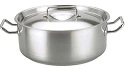 CHEF INOX ELITE S/ST CASSEROLE W/ LID 7.25 LTR