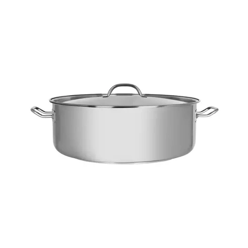 CHEF INOX ELITE S/ST CASSEROLE W/ LID 18 LTR