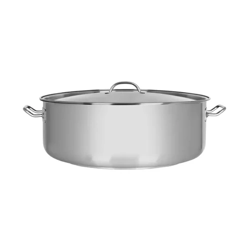 CHEF INOX ELITE S/ST CASSEROLE W/ LID 25 LTR
