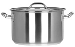 CHEF INOX ELITE S/ST SAUCEPOT W/ LID 6.7 LTR