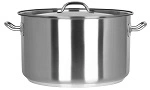 CHEF INOX ELITE S/ST SAUCEPOT W/ LID 15 LTR