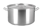 CHEF INOX ELITE S/ST SAUCEPOT W/ LID 30 LTR