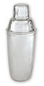 DELUXE S/ST COCKTAIL SHAKER 3 PIECE SET 500ml