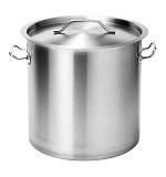 FORCE STOCKPOT S/ST W/ LID 25.0 LTR 320mmØ x 320mmH 