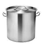 FORCE STOCKPOT S/ST W/ LID 33.0 LTR 350mmØ x 350mmH 