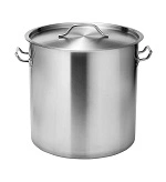 FORCE STOCKPOT S/ST W/ LID 50.0 LTR 400mmØ x 400mmH 