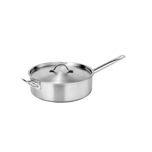 FORCE SAUTE PAN S/ST W/ LID 7.0 LTR 300mmØ x 100mmH 