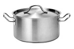 FORCE SAUCEPOT S/ST W/ LID 5.0 LTR 220mmØ x 130mmH 