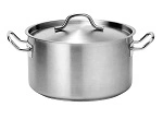 FORCE SAUCEPOT S/ST W/ LID 6.0 LTR 240mmØ x 135mmH 