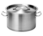 FORCE SAUCEPOT S/ST W/ LID 12.0 LTR 300mmØ x 180mmH 
