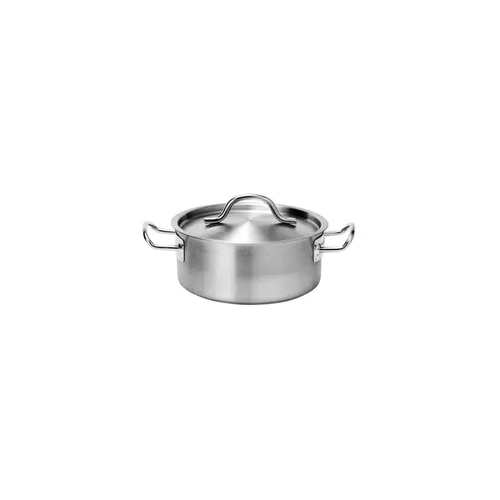 FORCE LOW CASSEROLE S/ST W/ LID 0.8 LTR 140mmØ x 55mmH 