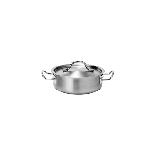 FORCE LOW CASSEROLE S/ST W/ LID 1.6 LTR 180mmØ x 65mmH 