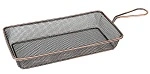 MODA BROOKLYN S/ST RECT. SERVICE BASKET ANTIQUE COPPER