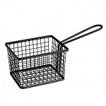 MODA SOHO S/ST RECT. SERVICE BASKET BLACK