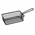 MODA SOHO S/ST RECT. SERVICE BASKET BLACK