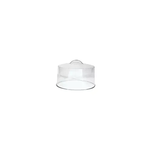 CAKE COVER CLEAR WITH MOULDED HANDLE 300mm