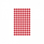 GREASEPROOF PAPER 190x310mm RED GINGHAM CHECK