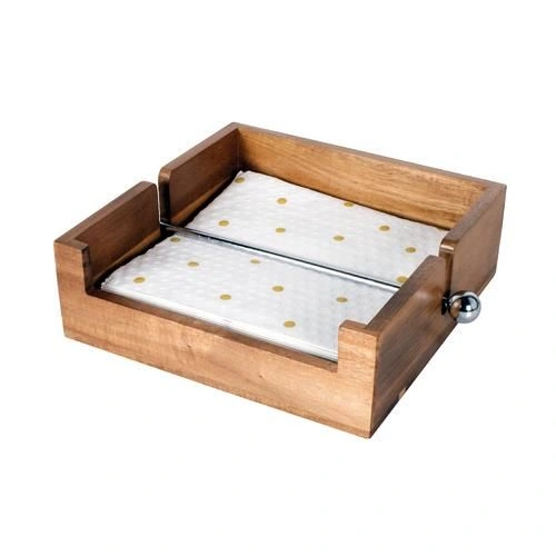 Peer Sorensen Acacia Napkin Holder 19.7 x 19.7cm